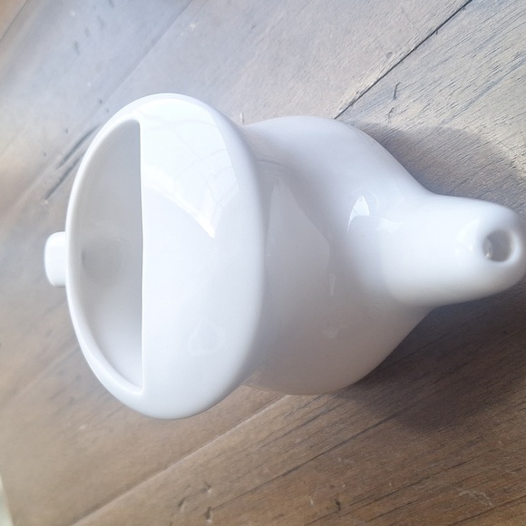 Ancient Secrets White Ceramic Nasal Cleansing Neti Pot - Picture 10 of 11